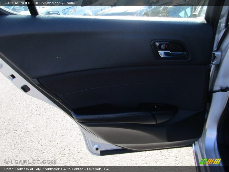 Silver Moon / Ebony 2013 Acura ILX 2.0L