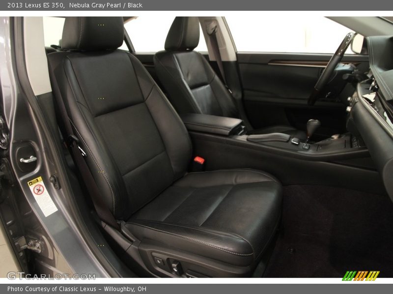 Nebula Gray Pearl / Black 2013 Lexus ES 350