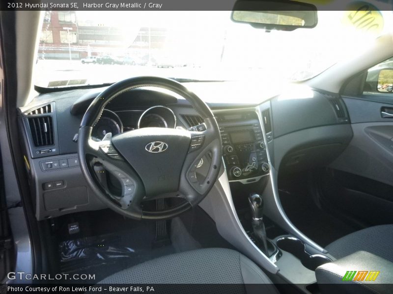 Harbor Gray Metallic / Gray 2012 Hyundai Sonata SE