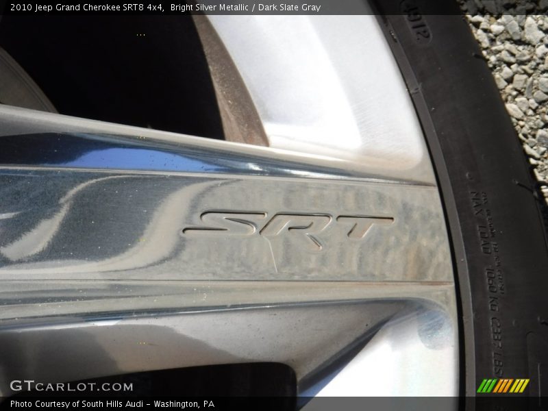 Bright Silver Metallic / Dark Slate Gray 2010 Jeep Grand Cherokee SRT8 4x4