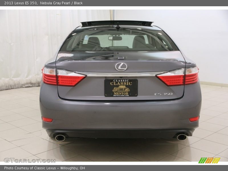 Nebula Gray Pearl / Black 2013 Lexus ES 350