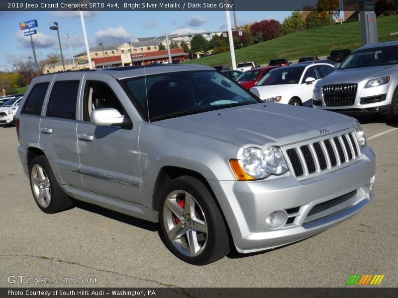 Bright Silver Metallic / Dark Slate Gray 2010 Jeep Grand Cherokee SRT8 4x4