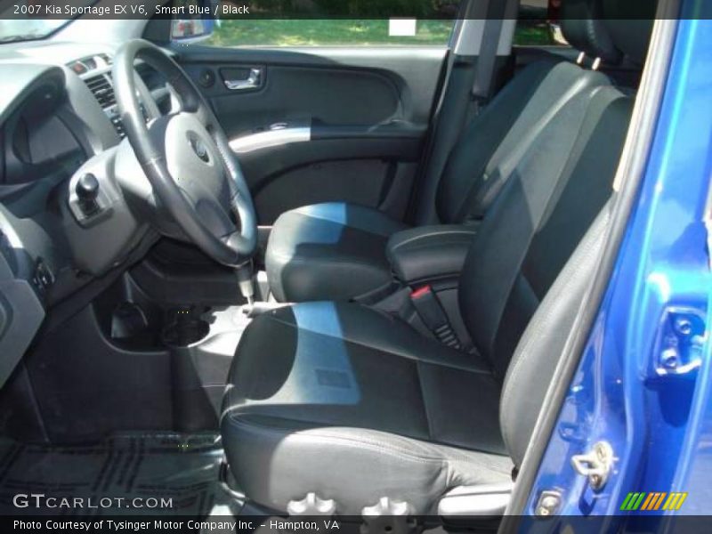 Smart Blue / Black 2007 Kia Sportage EX V6