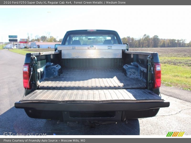 Forest Green Metallic / Medium Stone 2010 Ford F250 Super Duty XL Regular Cab 4x4