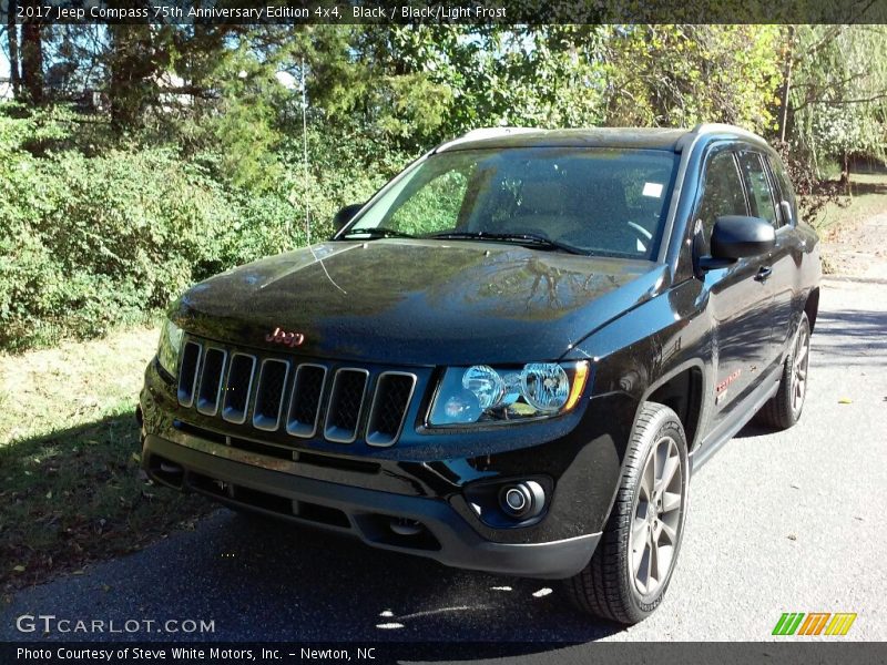 Black / Black/Light Frost 2017 Jeep Compass 75th Anniversary Edition 4x4