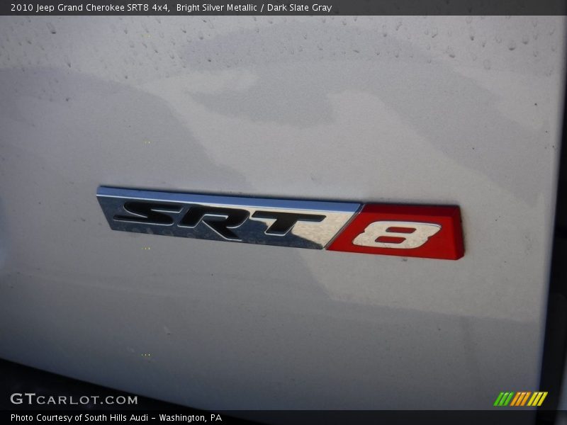 Bright Silver Metallic / Dark Slate Gray 2010 Jeep Grand Cherokee SRT8 4x4