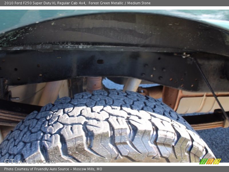 Forest Green Metallic / Medium Stone 2010 Ford F250 Super Duty XL Regular Cab 4x4