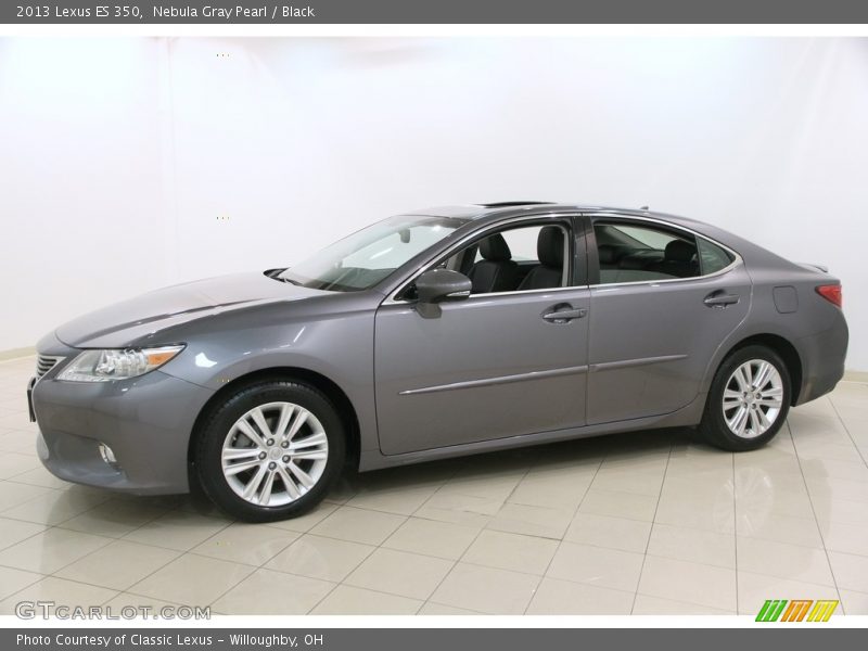 Nebula Gray Pearl / Black 2013 Lexus ES 350