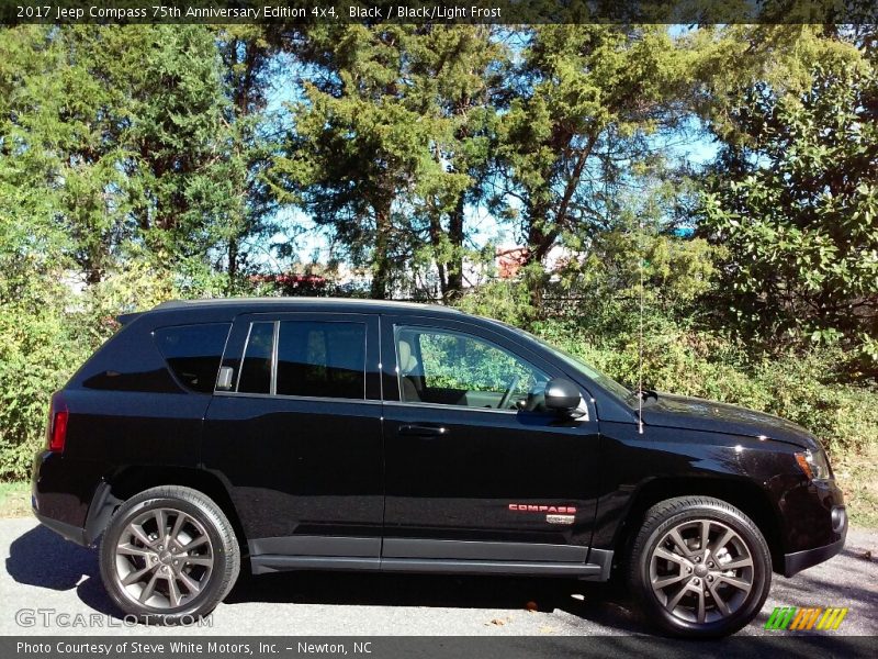 Black / Black/Light Frost 2017 Jeep Compass 75th Anniversary Edition 4x4