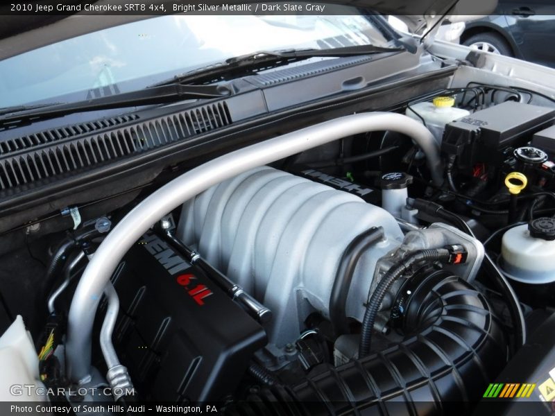 Bright Silver Metallic / Dark Slate Gray 2010 Jeep Grand Cherokee SRT8 4x4