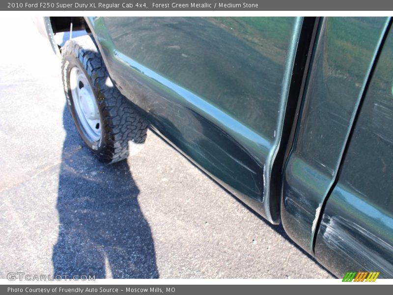 Forest Green Metallic / Medium Stone 2010 Ford F250 Super Duty XL Regular Cab 4x4