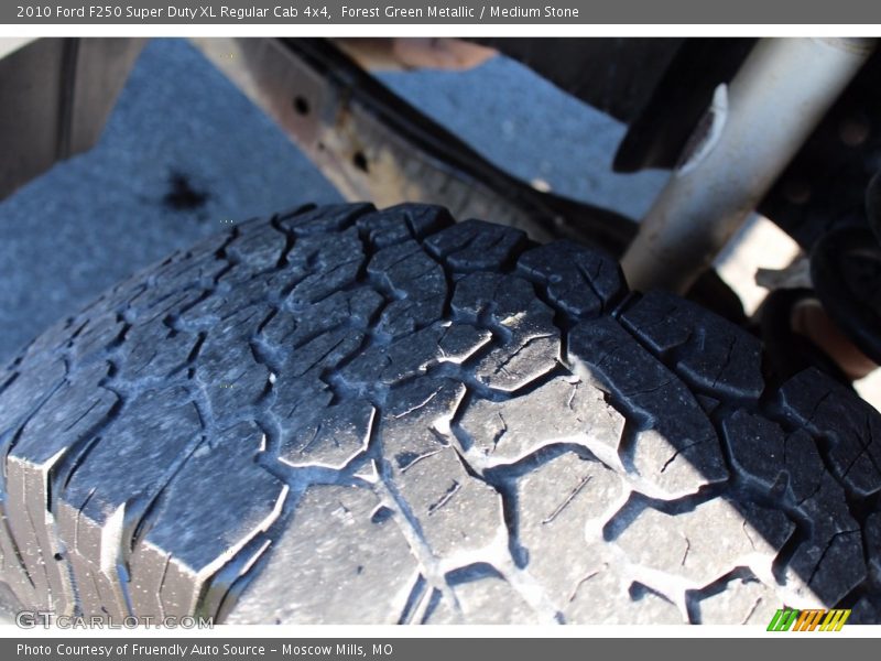 Forest Green Metallic / Medium Stone 2010 Ford F250 Super Duty XL Regular Cab 4x4