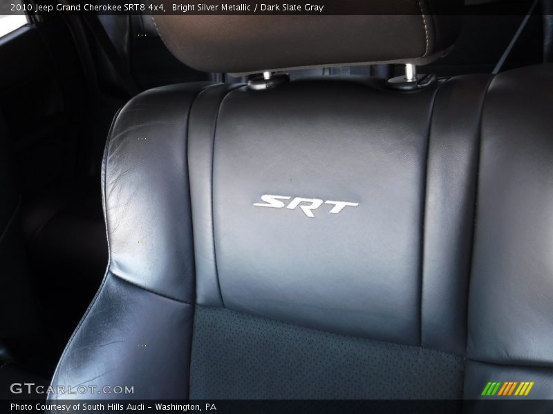 Bright Silver Metallic / Dark Slate Gray 2010 Jeep Grand Cherokee SRT8 4x4