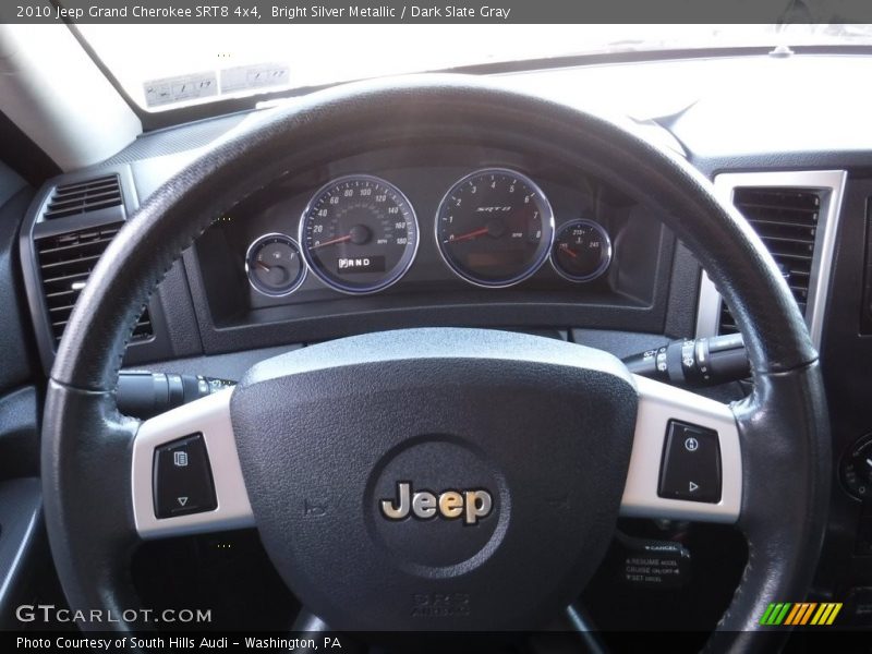 Bright Silver Metallic / Dark Slate Gray 2010 Jeep Grand Cherokee SRT8 4x4