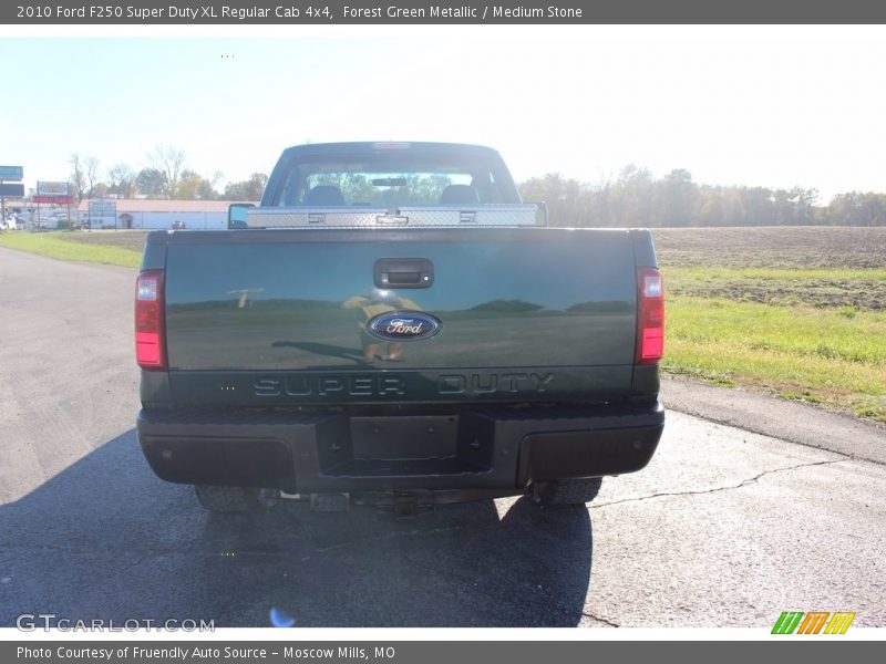 Forest Green Metallic / Medium Stone 2010 Ford F250 Super Duty XL Regular Cab 4x4