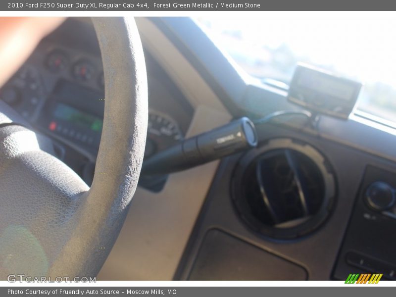 Forest Green Metallic / Medium Stone 2010 Ford F250 Super Duty XL Regular Cab 4x4