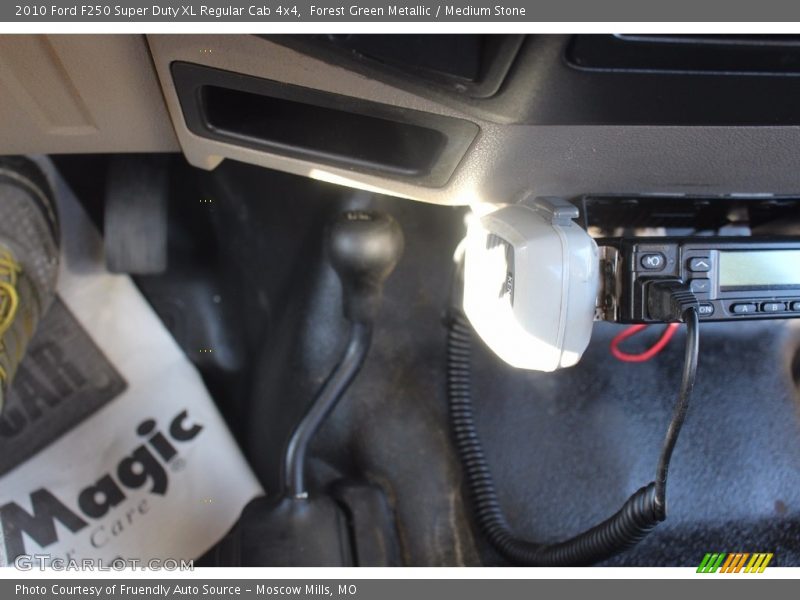 Forest Green Metallic / Medium Stone 2010 Ford F250 Super Duty XL Regular Cab 4x4