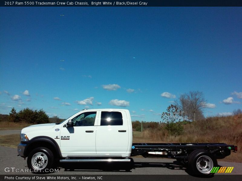 Bright White / Black/Diesel Gray 2017 Ram 5500 Tradesman Crew Cab Chassis