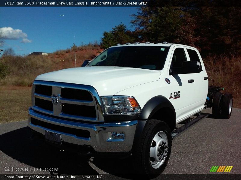 Bright White / Black/Diesel Gray 2017 Ram 5500 Tradesman Crew Cab Chassis