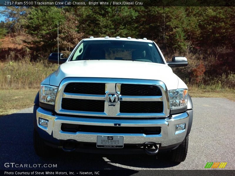 Bright White / Black/Diesel Gray 2017 Ram 5500 Tradesman Crew Cab Chassis