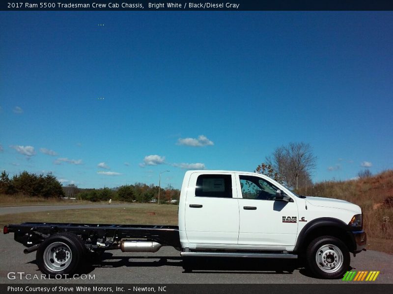 Bright White / Black/Diesel Gray 2017 Ram 5500 Tradesman Crew Cab Chassis