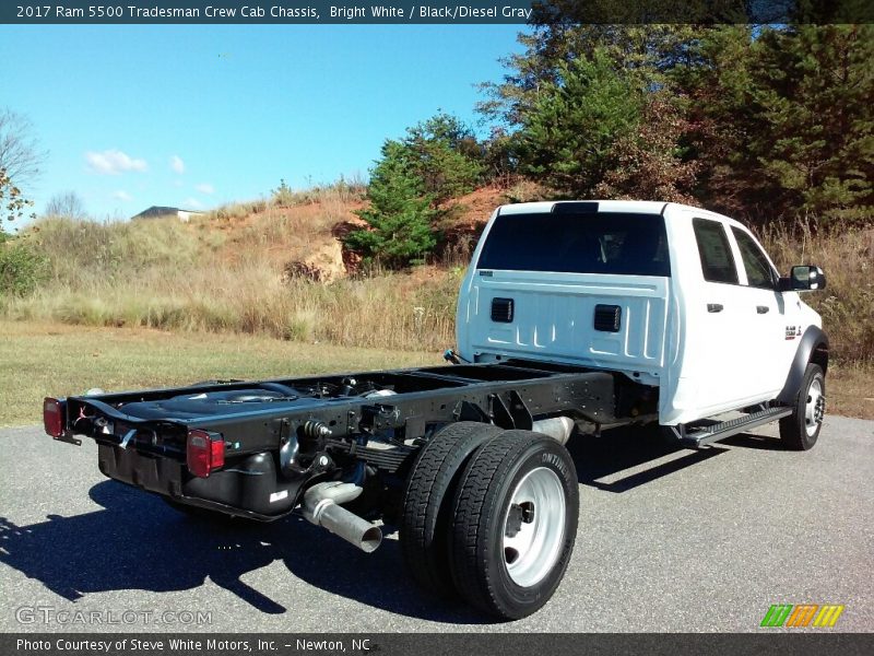 Bright White / Black/Diesel Gray 2017 Ram 5500 Tradesman Crew Cab Chassis