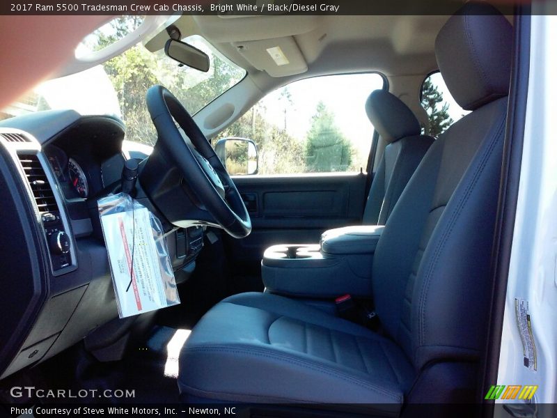 Bright White / Black/Diesel Gray 2017 Ram 5500 Tradesman Crew Cab Chassis