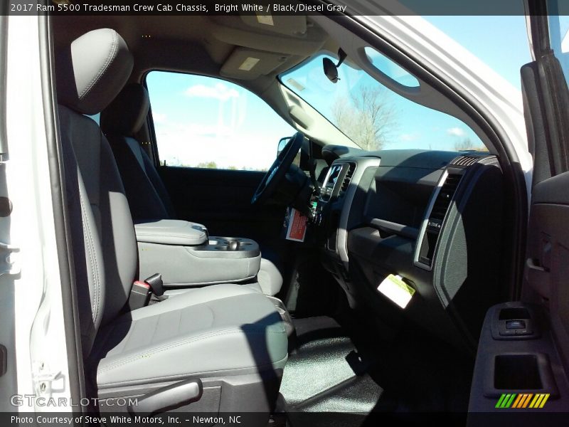 Bright White / Black/Diesel Gray 2017 Ram 5500 Tradesman Crew Cab Chassis