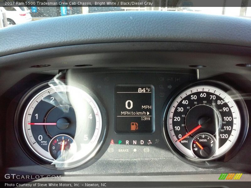 Bright White / Black/Diesel Gray 2017 Ram 5500 Tradesman Crew Cab Chassis