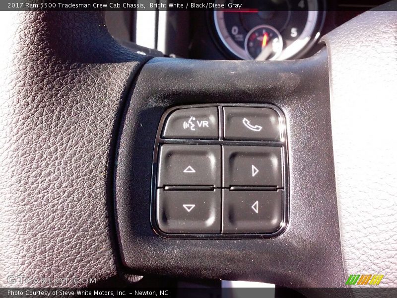 Bright White / Black/Diesel Gray 2017 Ram 5500 Tradesman Crew Cab Chassis