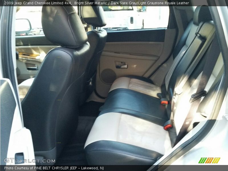 Bright Silver Metallic / Dark Slate Gray/Light Graystone Royale Leather 2009 Jeep Grand Cherokee Limited 4x4