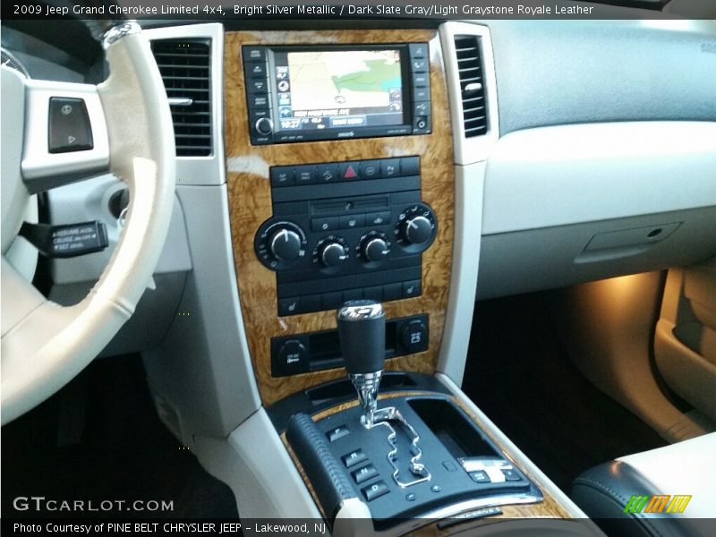 Bright Silver Metallic / Dark Slate Gray/Light Graystone Royale Leather 2009 Jeep Grand Cherokee Limited 4x4