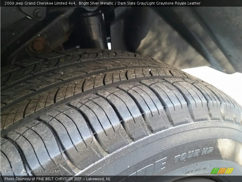 Bright Silver Metallic / Dark Slate Gray/Light Graystone Royale Leather 2009 Jeep Grand Cherokee Limited 4x4