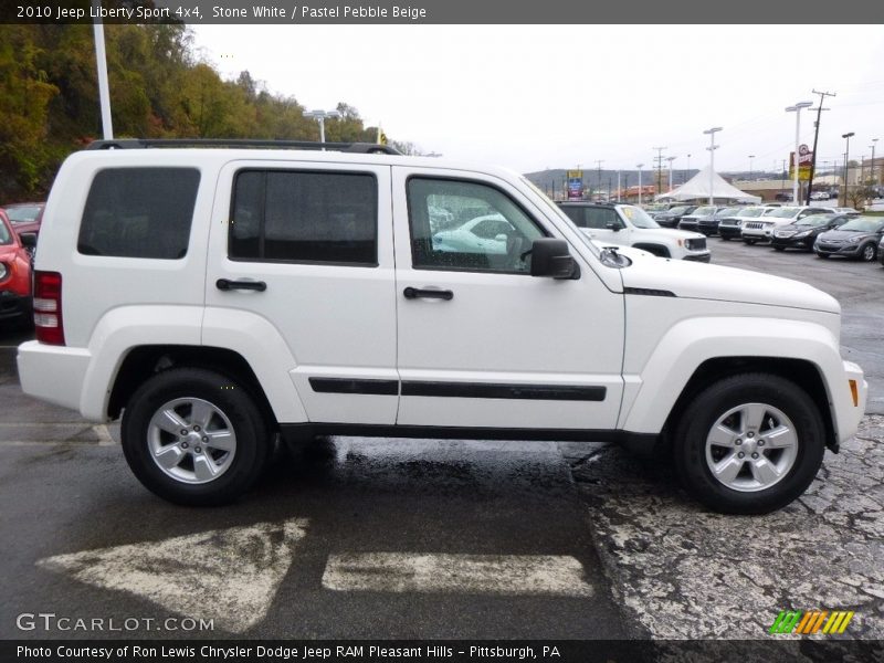 Stone White / Pastel Pebble Beige 2010 Jeep Liberty Sport 4x4