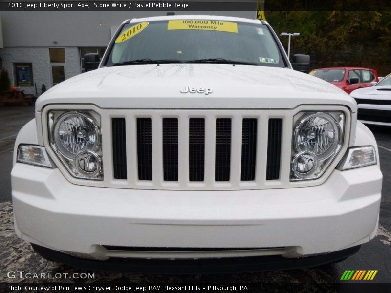 Stone White / Pastel Pebble Beige 2010 Jeep Liberty Sport 4x4