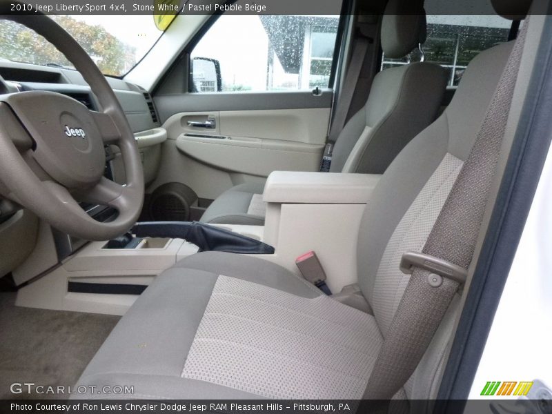 Stone White / Pastel Pebble Beige 2010 Jeep Liberty Sport 4x4