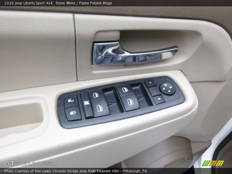 Stone White / Pastel Pebble Beige 2010 Jeep Liberty Sport 4x4