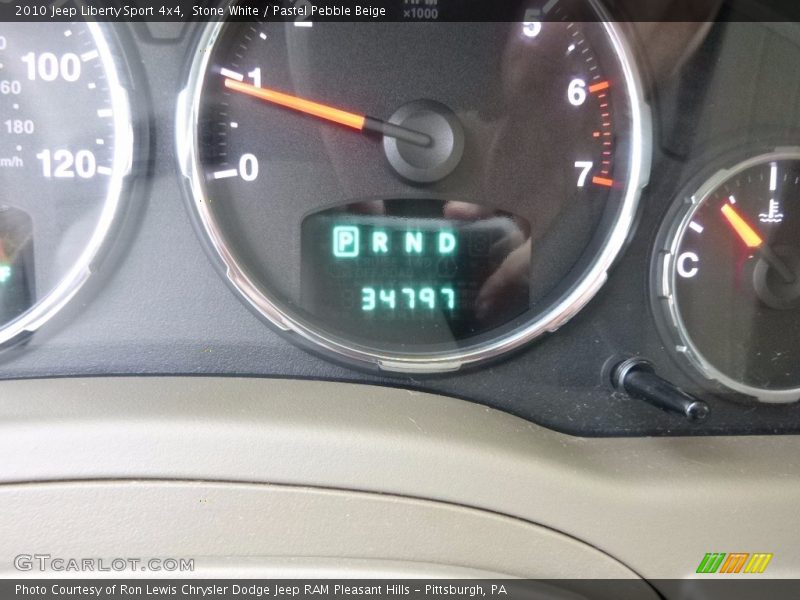 Stone White / Pastel Pebble Beige 2010 Jeep Liberty Sport 4x4