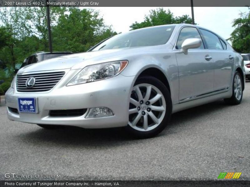 Mercury Metallic / Light Gray 2007 Lexus LS 460 L