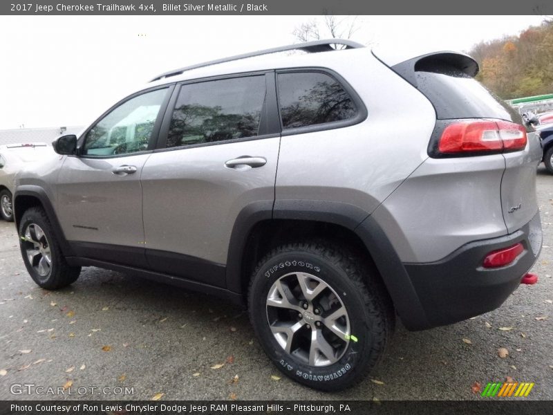 Billet Silver Metallic / Black 2017 Jeep Cherokee Trailhawk 4x4