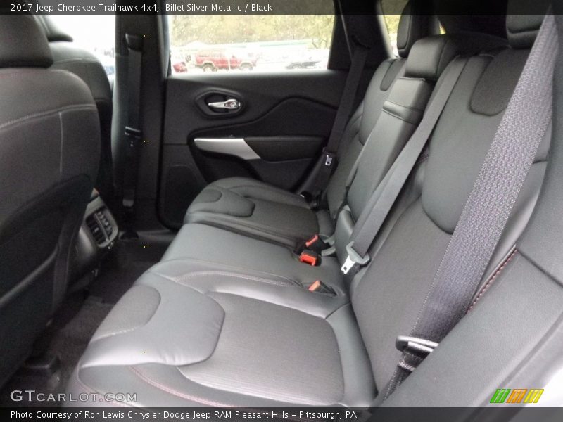 Rear Seat of 2017 Cherokee Trailhawk 4x4
