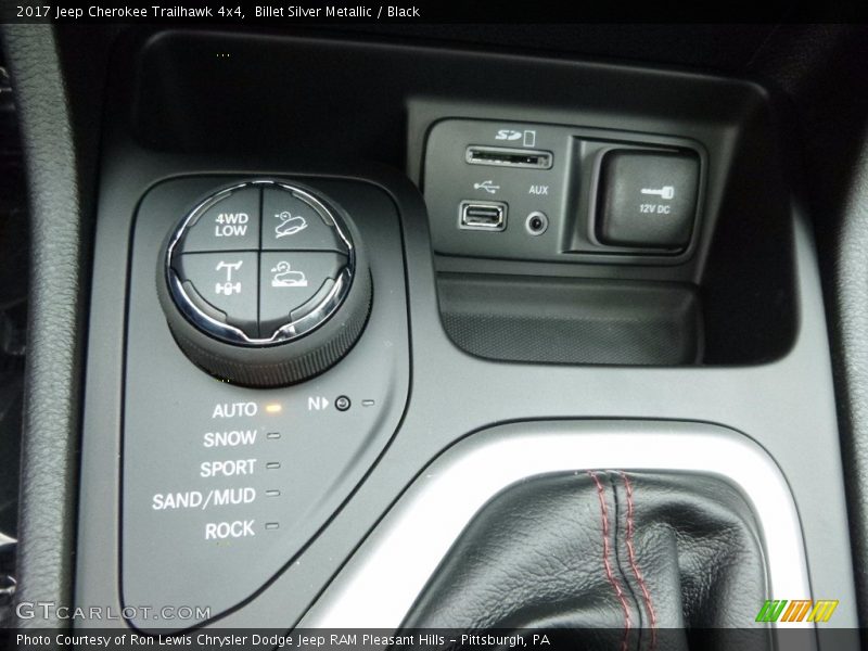 Controls of 2017 Cherokee Trailhawk 4x4