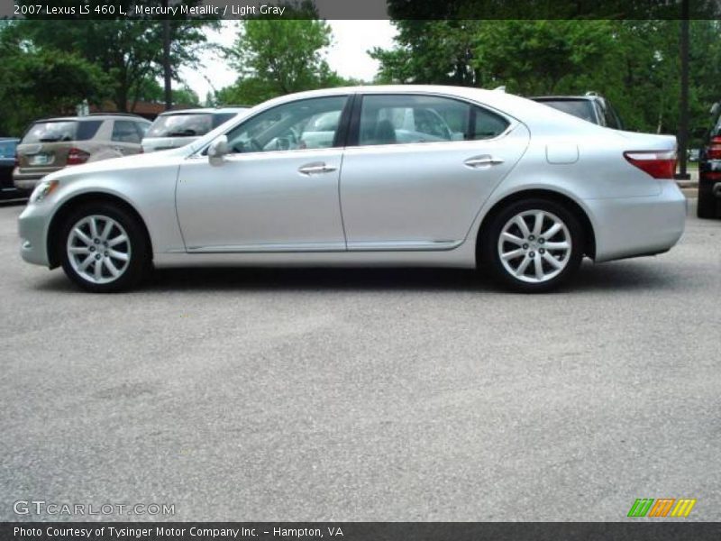 Mercury Metallic / Light Gray 2007 Lexus LS 460 L