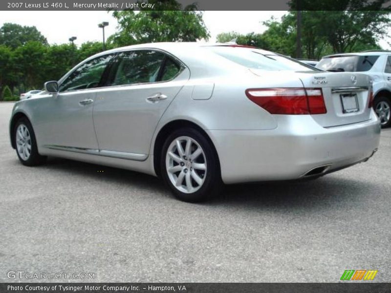 Mercury Metallic / Light Gray 2007 Lexus LS 460 L