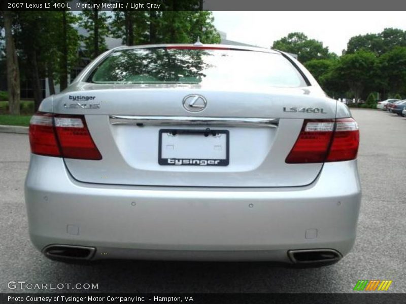 Mercury Metallic / Light Gray 2007 Lexus LS 460 L