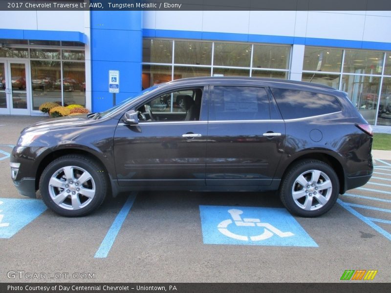 Tungsten Metallic / Ebony 2017 Chevrolet Traverse LT AWD