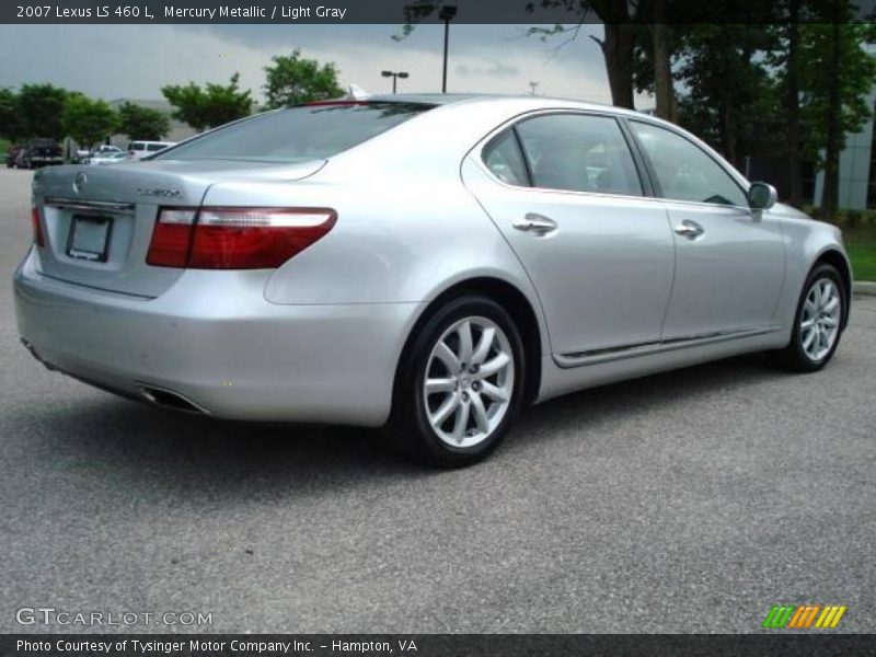 Mercury Metallic / Light Gray 2007 Lexus LS 460 L