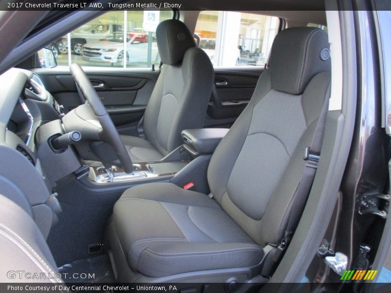 Tungsten Metallic / Ebony 2017 Chevrolet Traverse LT AWD