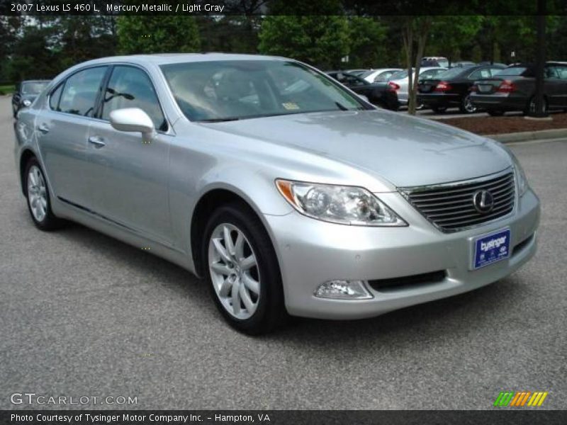 Mercury Metallic / Light Gray 2007 Lexus LS 460 L