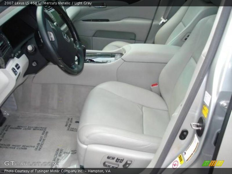 Mercury Metallic / Light Gray 2007 Lexus LS 460 L